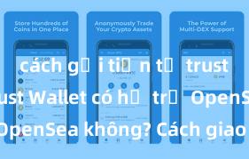 cách gửi tiền từ trust wallet Trust Wallet có hỗ trợ OpenSea không? Cách giao dịch NFT